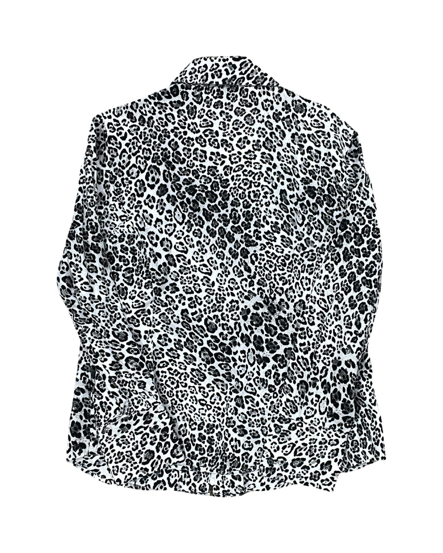 Jacket Shirt By Jones New York In Animal Print, Size:L