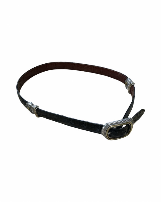 Belt Leather By Brighton In Black & Brown