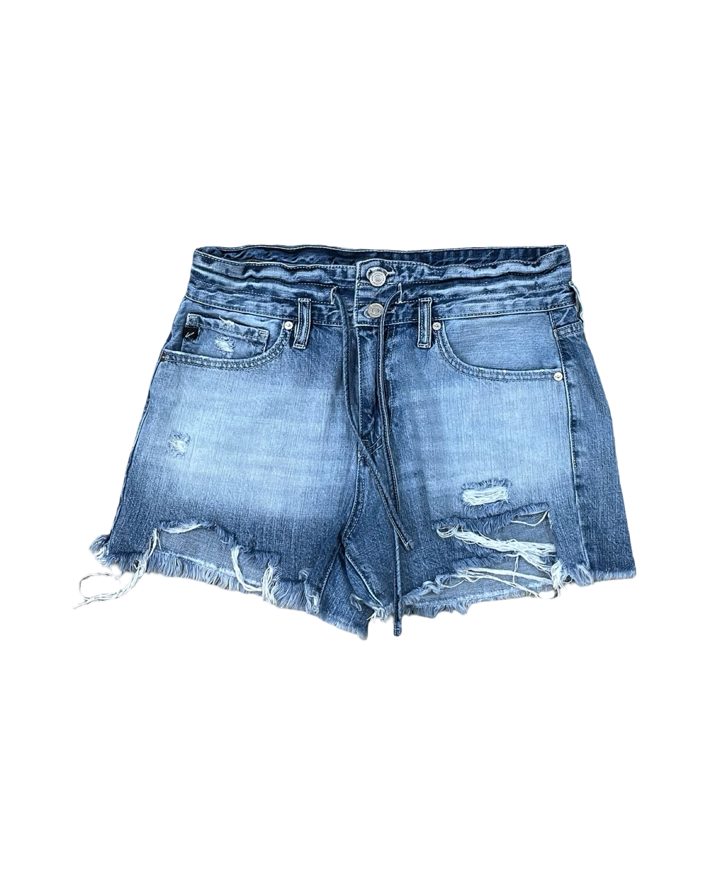 Shorts By Kancan In Blue Denim, Size:14
