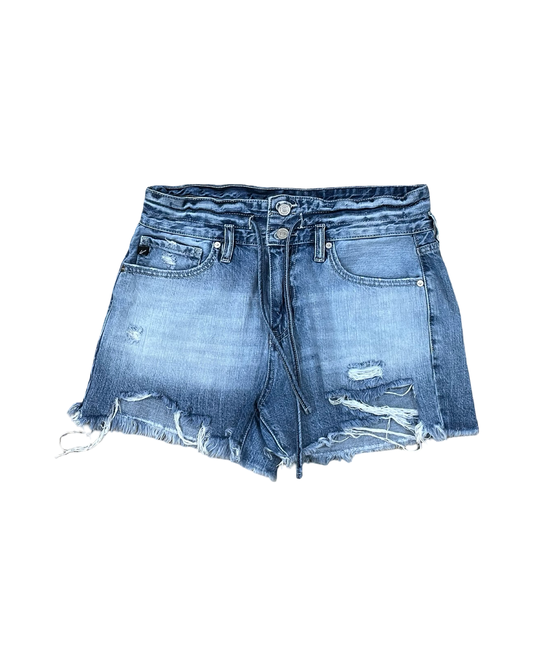 Shorts By Kancan In Blue Denim, Size:14