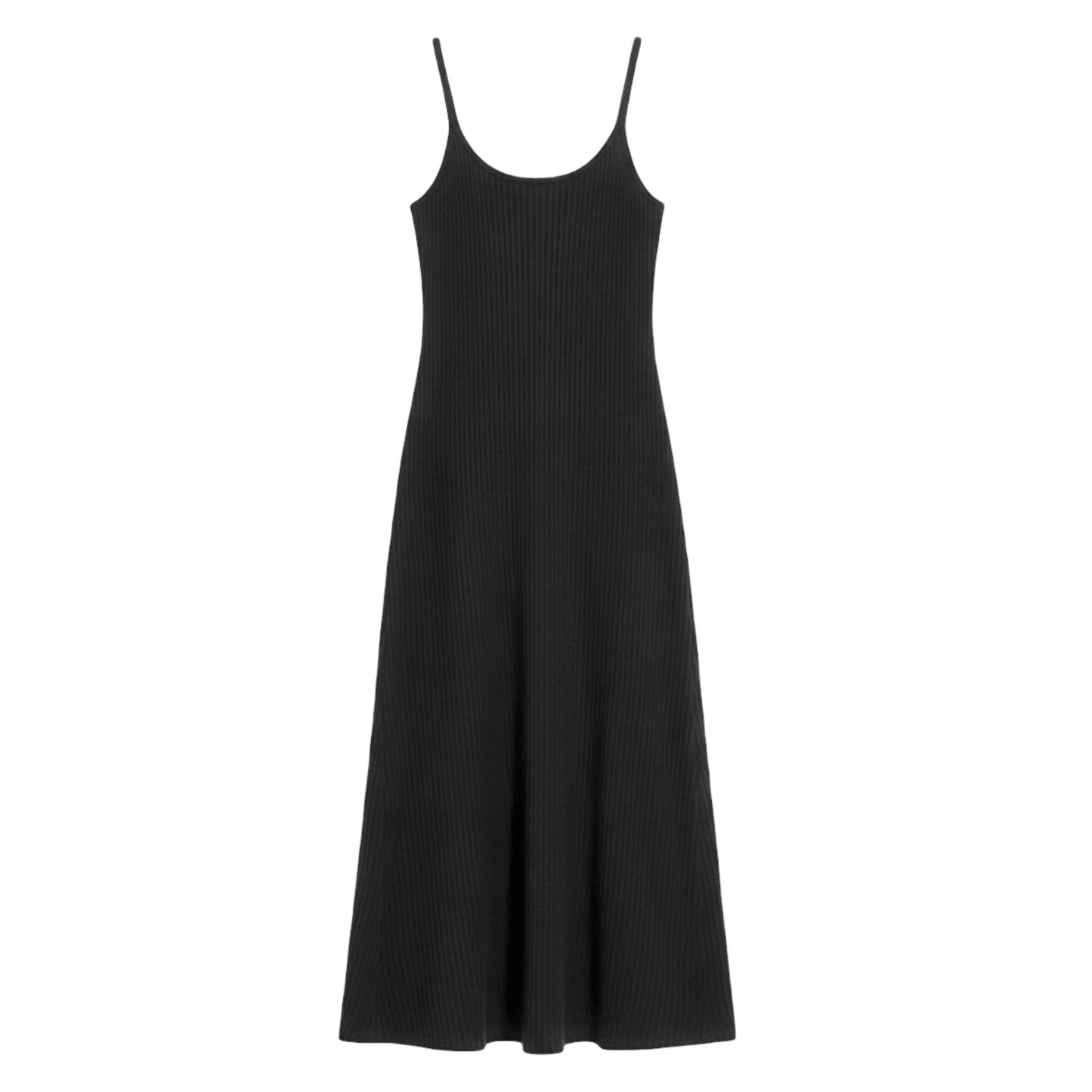 Sleeveless Ribbed Maxi Dress By Old Navy In Black, Size: XL