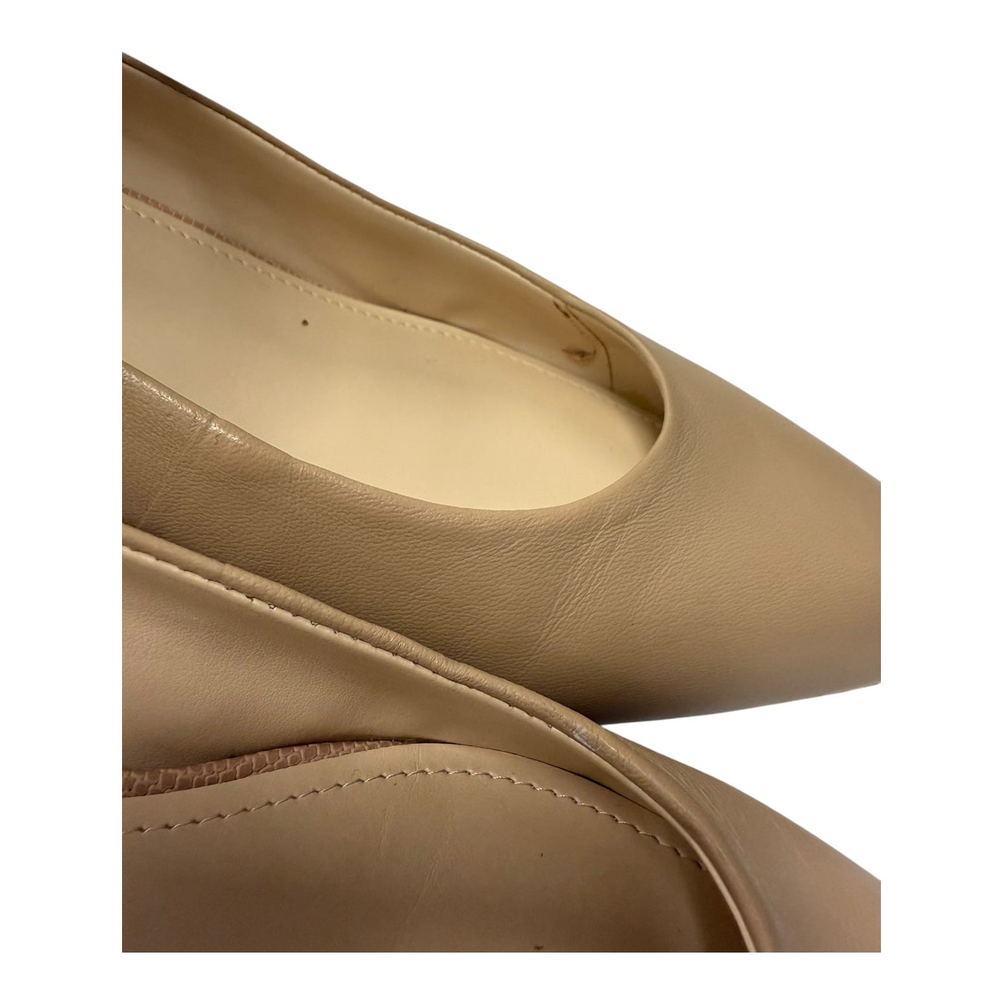 Shoes Heels Wedge By Nine West In Tan, Size:8.5