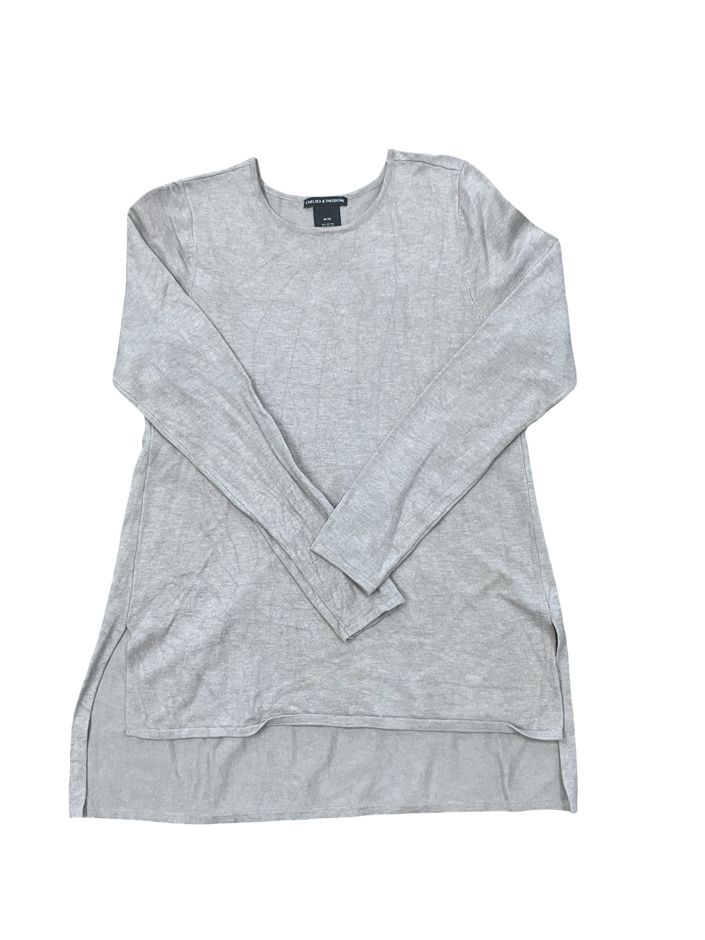 Top Ls By Chelsea And Theodore In Cream, Size:M