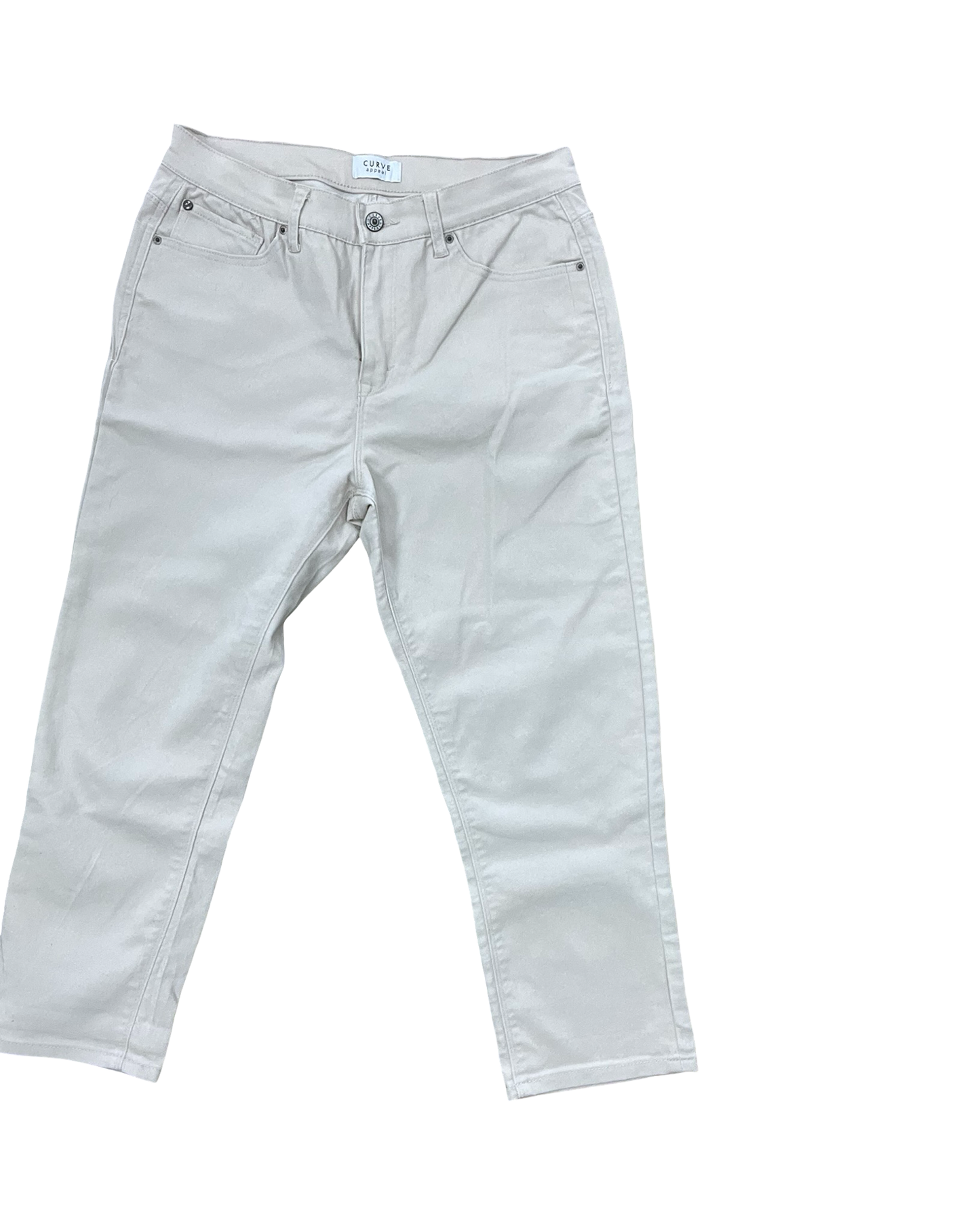 Pants Chinos & Khakis By Curve Appeal In Beige, Size:10