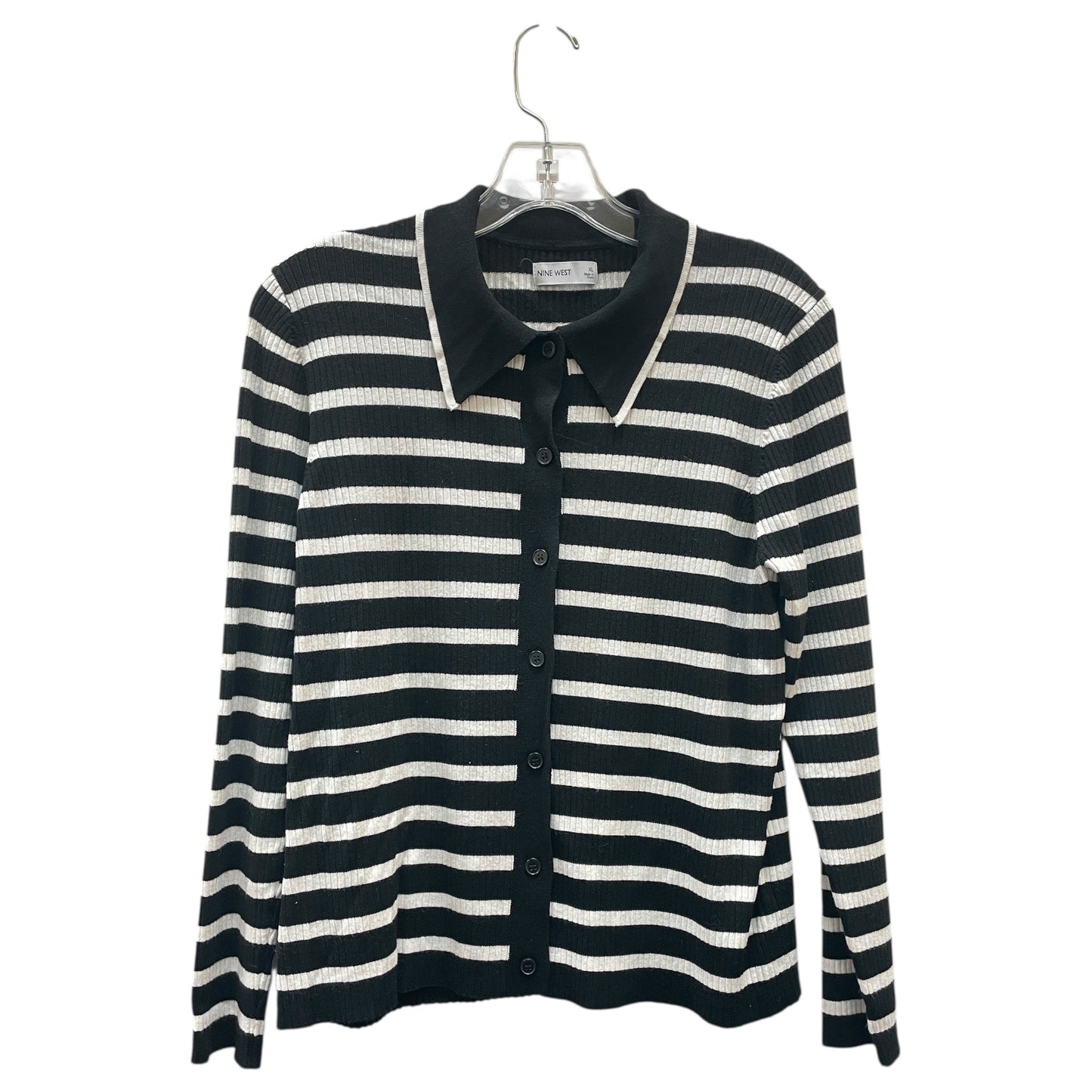 Top Ls By Nine West In Black & White, Size:Xl