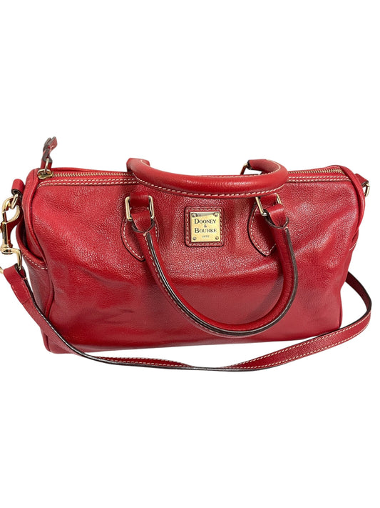 Handbag Designer By Dooney And Bourke In Red, Size:Medium