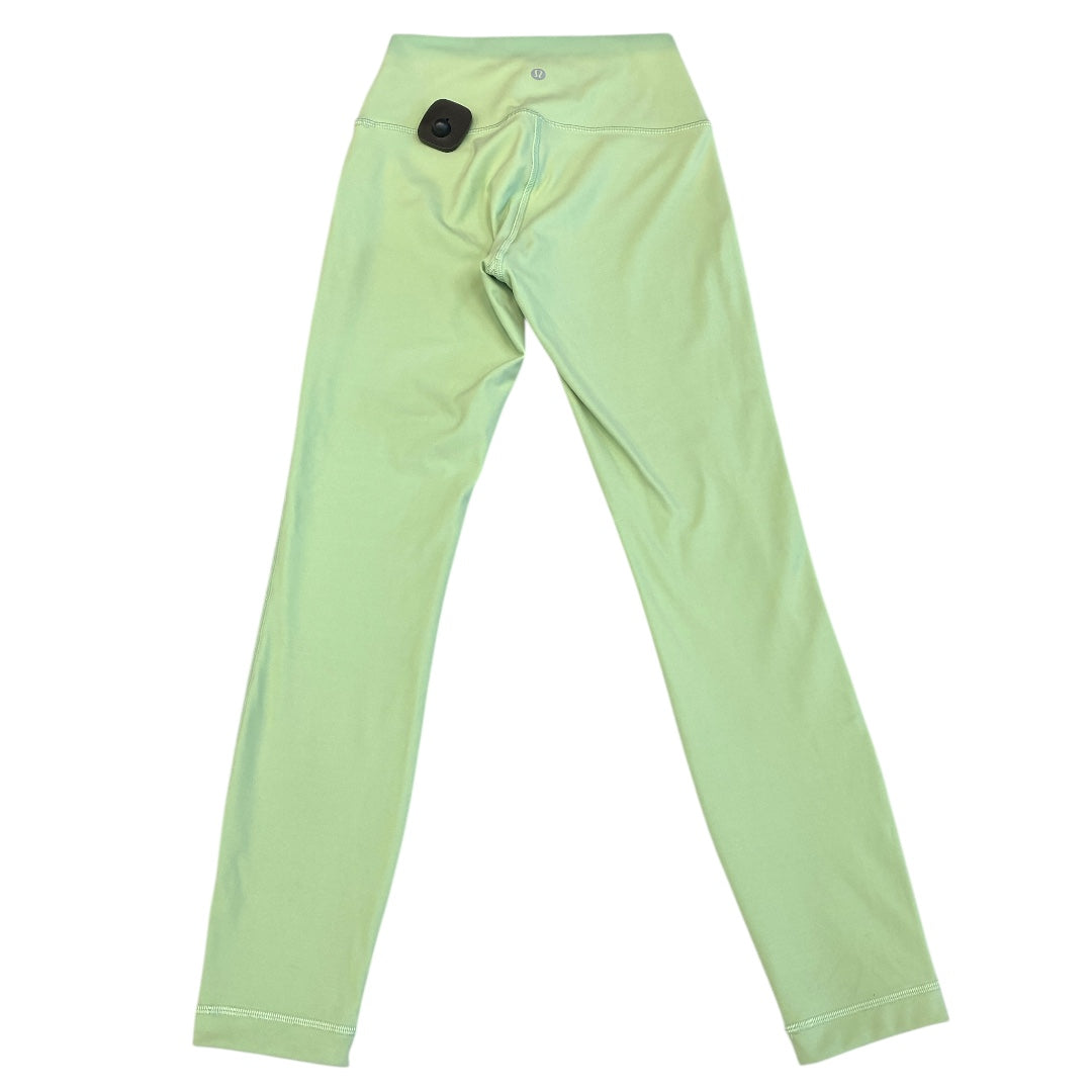 Athletic Leggings Capris By Lululemon In Green, Size:4