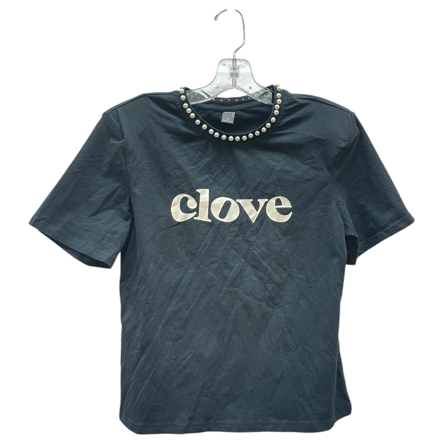 Top Ss By Dazy In Black & Cream, Size:Xl