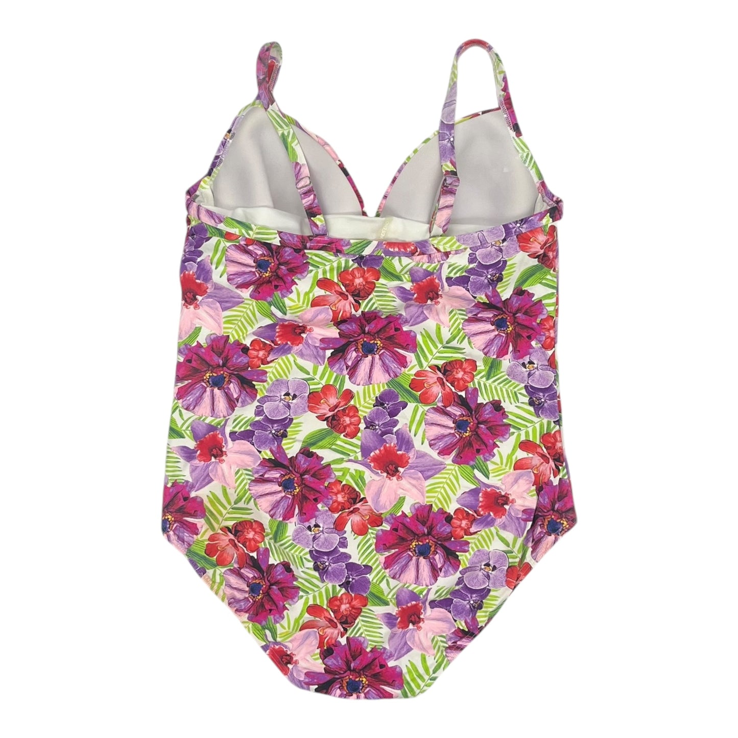 Swimsuit By Lands End In Floral Print, Size:Xl