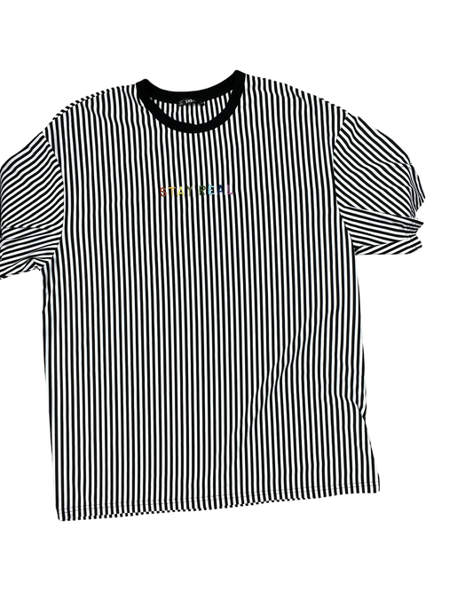 Top Ss By Shein In Black & White, Size:1X