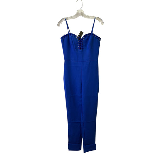 Jumpsuit By Bebe In Blue, Size:Xs