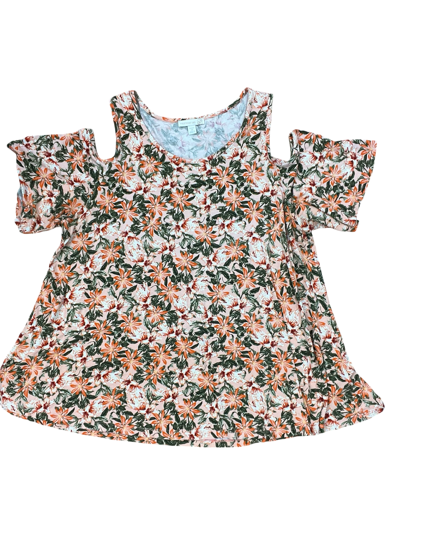 Top Ss By Westport In Orange, Size:2X