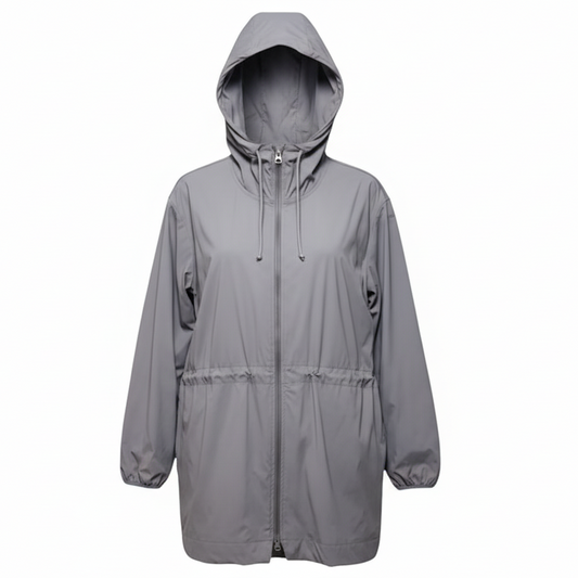 Jacket Windbreaker By Merrell In Grey, Size: Xl