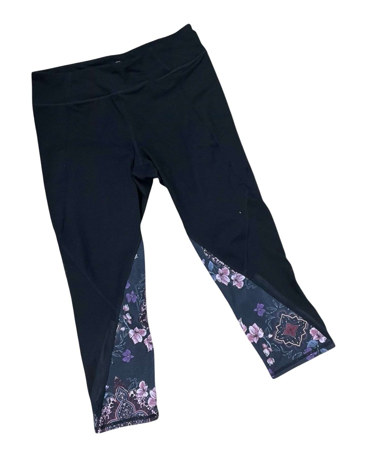 Athletic Capris By Gaiam In Black, Size:L