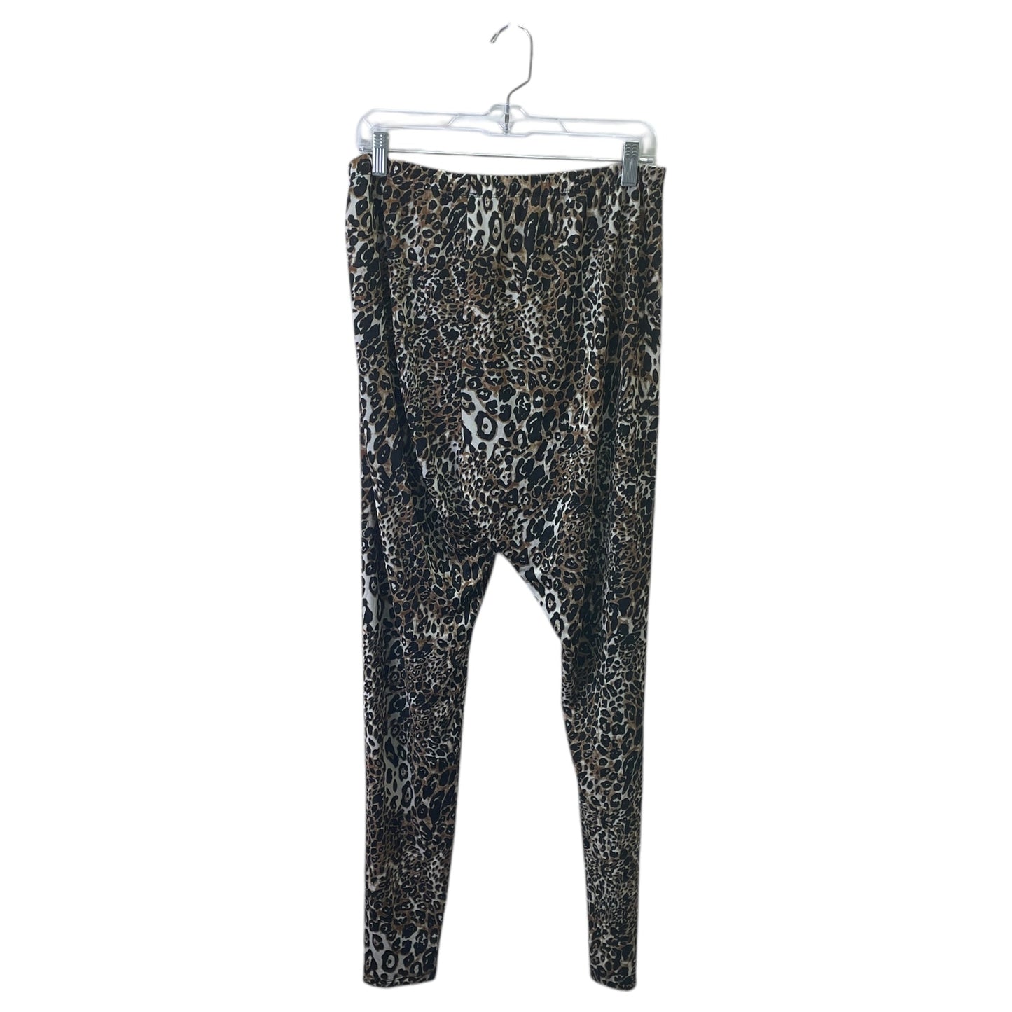 Pants Lounge By Ashley Stewart In Animal Print, Size:1X
