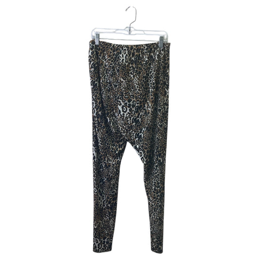 Pants Lounge By Ashley Stewart In Animal Print, Size:1X