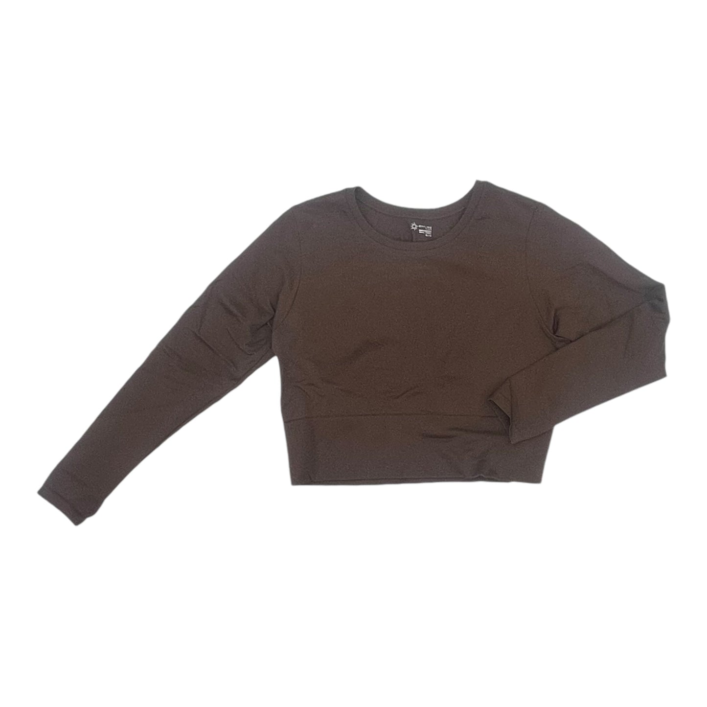 Athletic Top Ls Collar By Aerie In Brown, Size:Xl