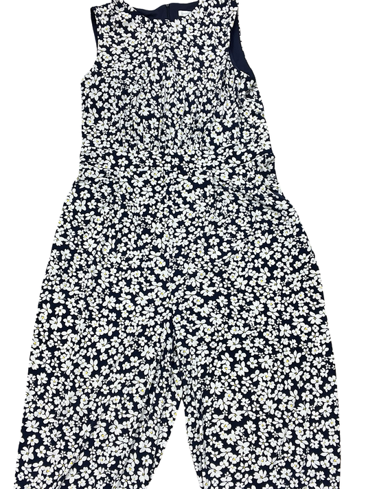 Jumpsuit By London Times In Blue & White, Size:Xl