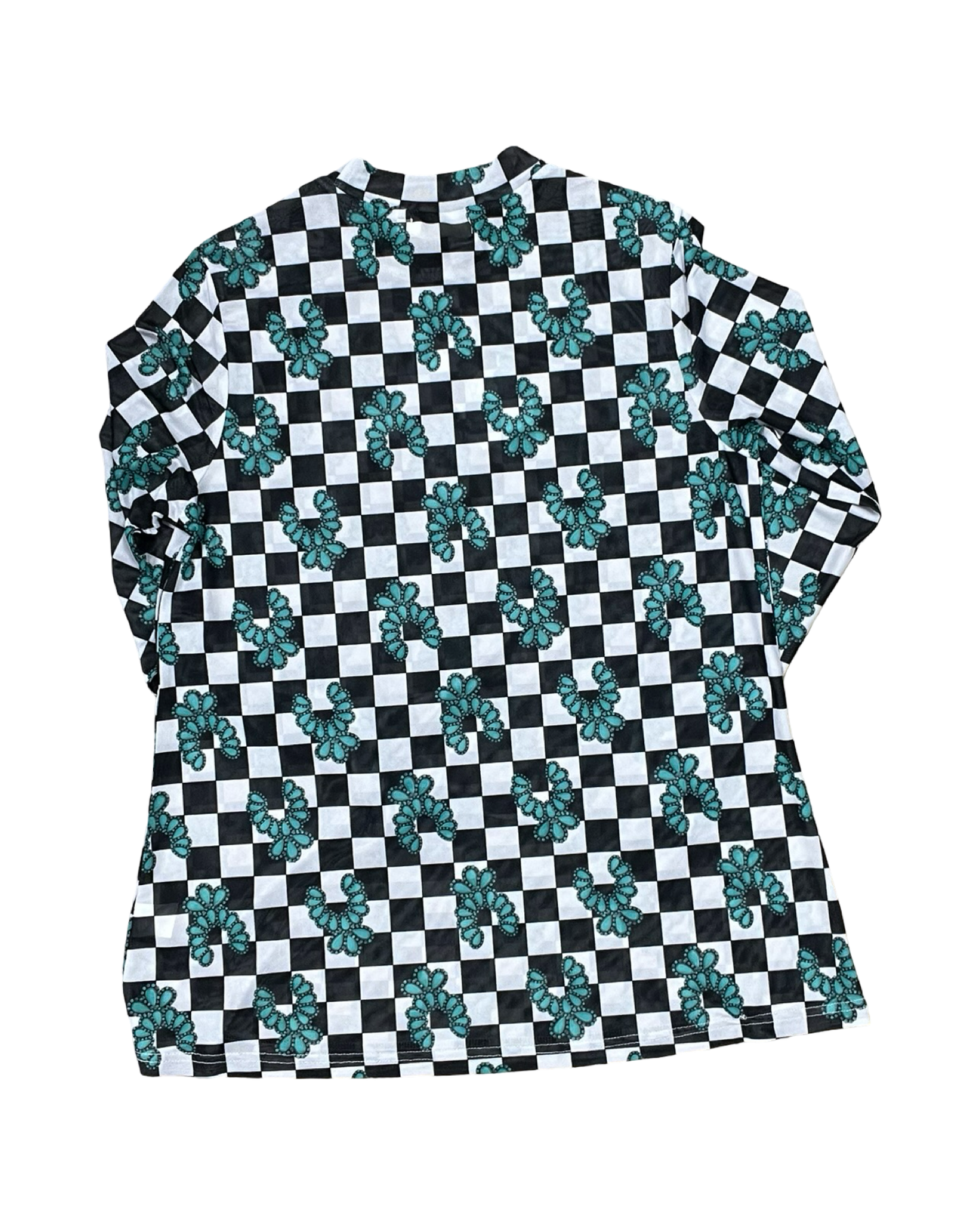 Top Ls By Southern Stitch In Black & Green, Size:S