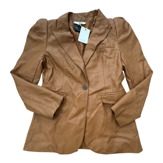 Blazer By AVA GISELLE COLLECTION In Brown, Size:8