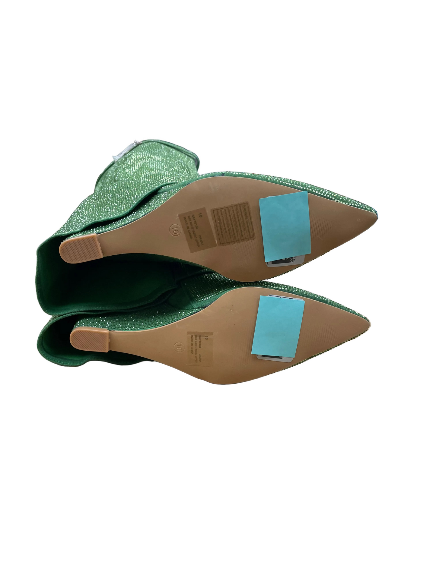 Boots Over-The-Knee Heels By Cape Robbin In Green, Size:10
