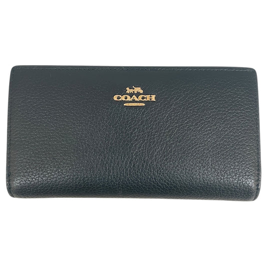 Wallet Designer By Coach In Black, Size:Medium