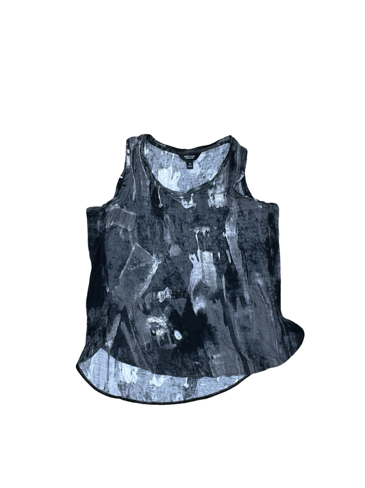 Top Sleeveless By Simply Vera In Grey, Size:Xs