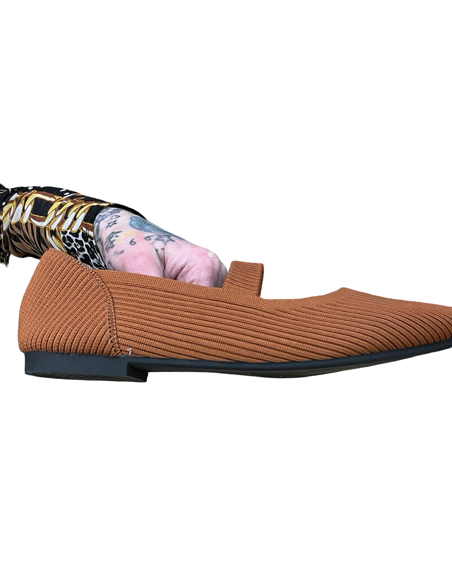 Shoes Flats By Clothes Mentor In Copper, Size:9.5