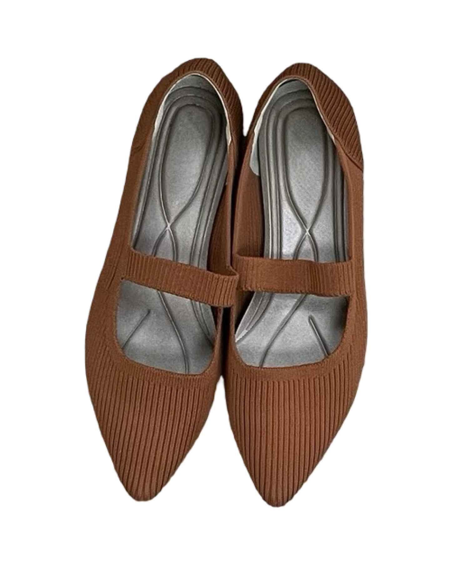 Shoes Flats By Clothes Mentor In Copper, Size:9.5