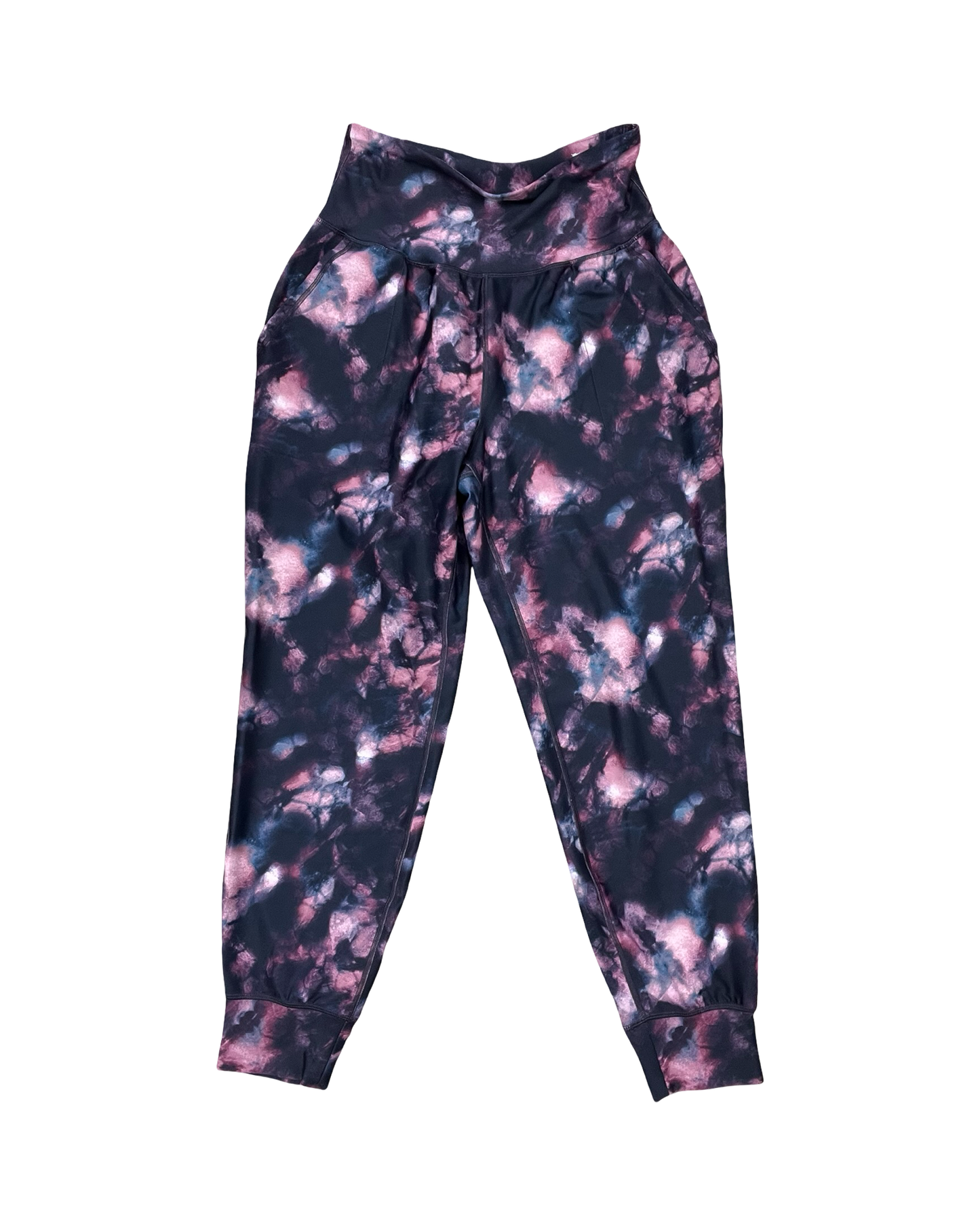 Athletic Leggings By Old Navy In Black & Pink, Size:M