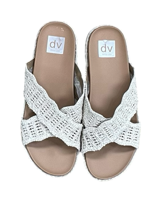 Sandals Heels Platform By Dolce Vita In Cream, Size:10