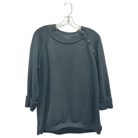 Sweater By Karen Scott In Black, Size:L