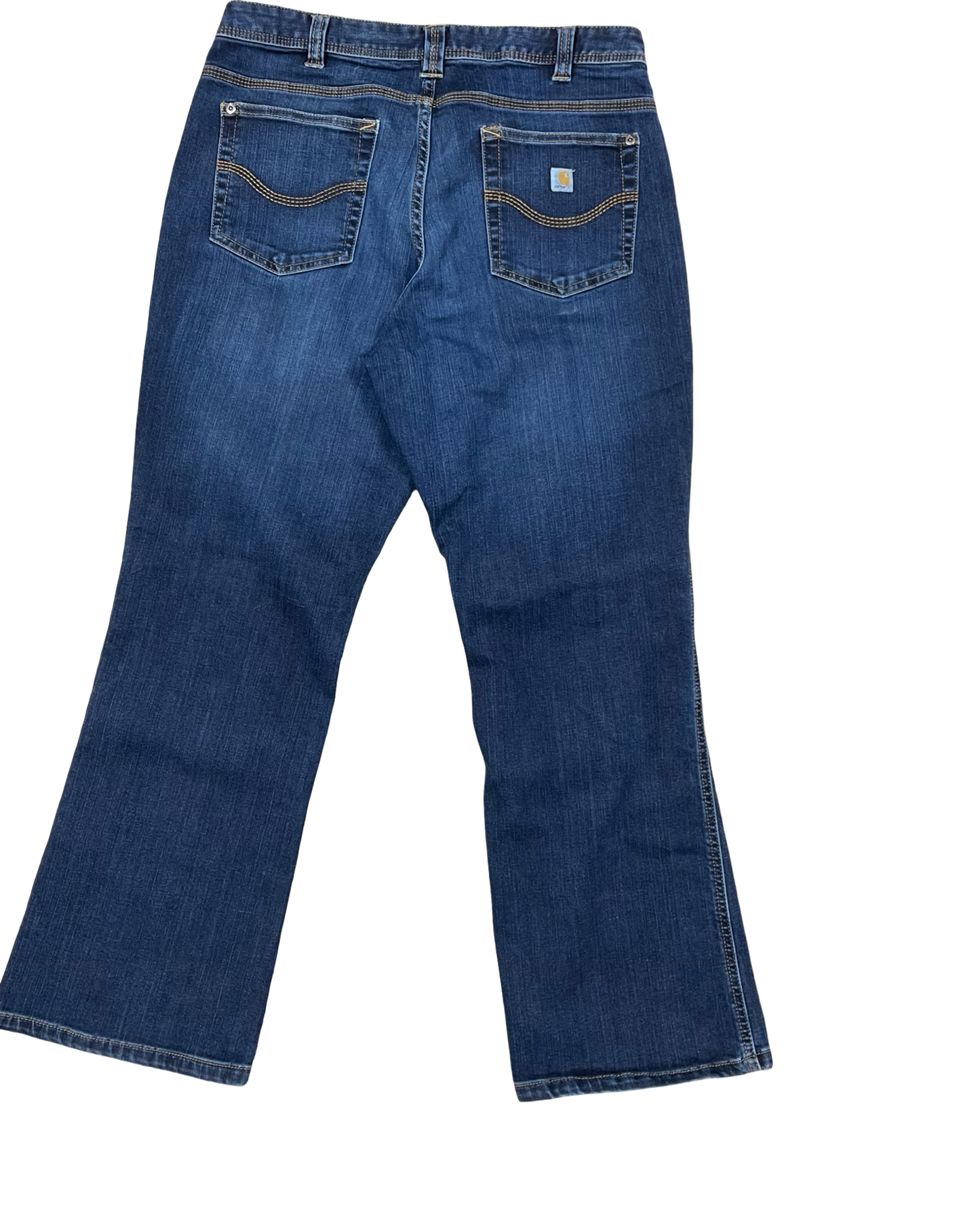 Jeans Straight By Carhartt In Blue Denim, Size:10P