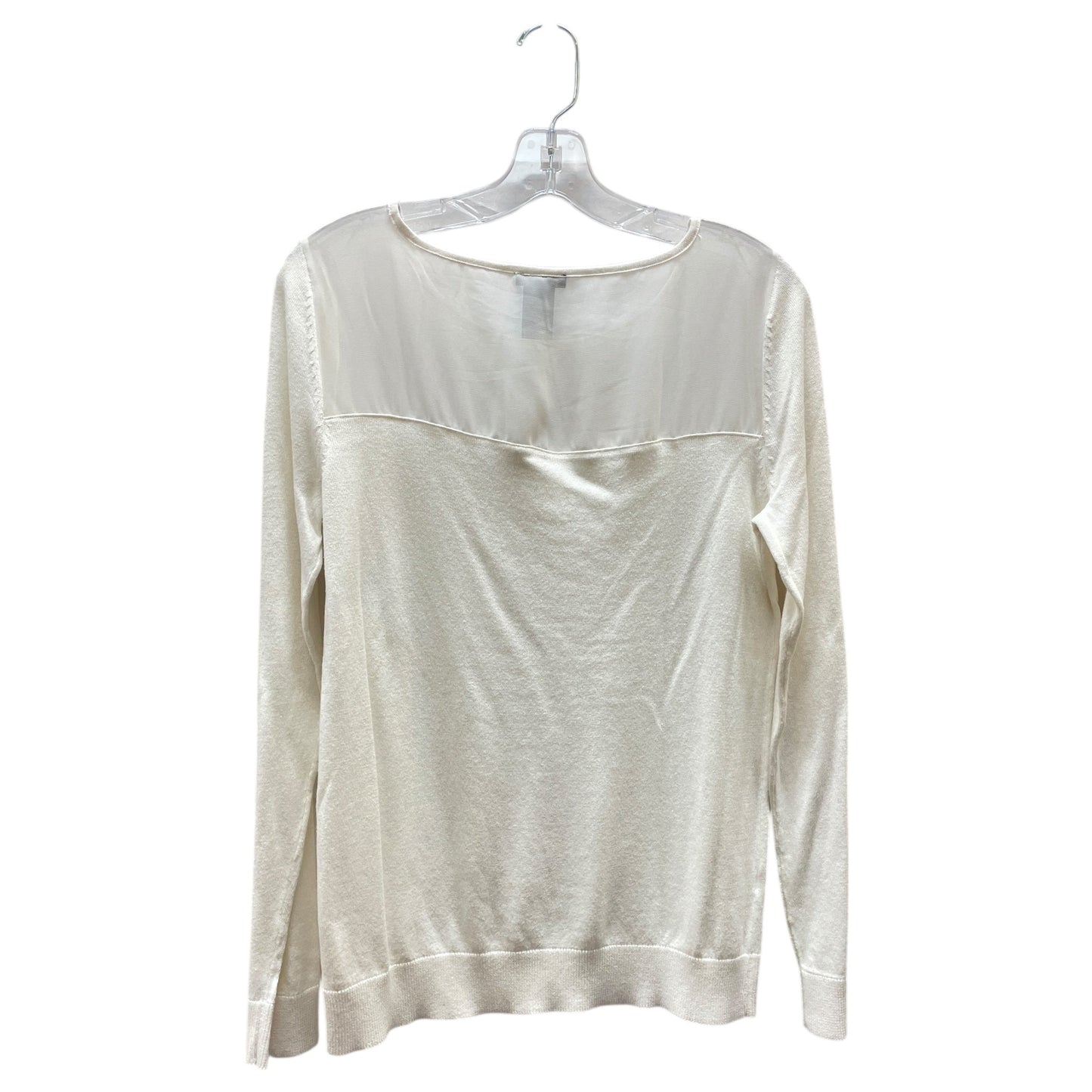 Sweater By Ann Taylor In Cream, Size:M