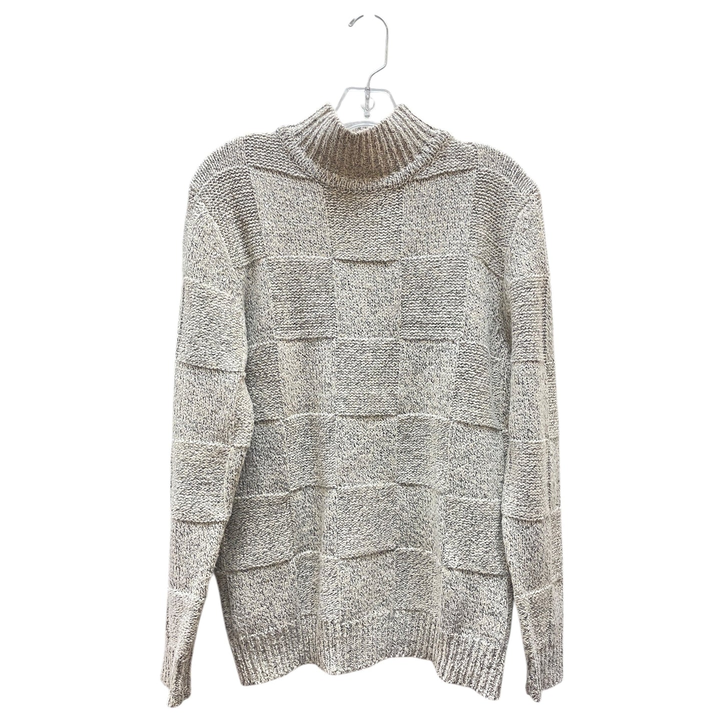 Sweater By Ann Taylor In Black & Tan, Size:L