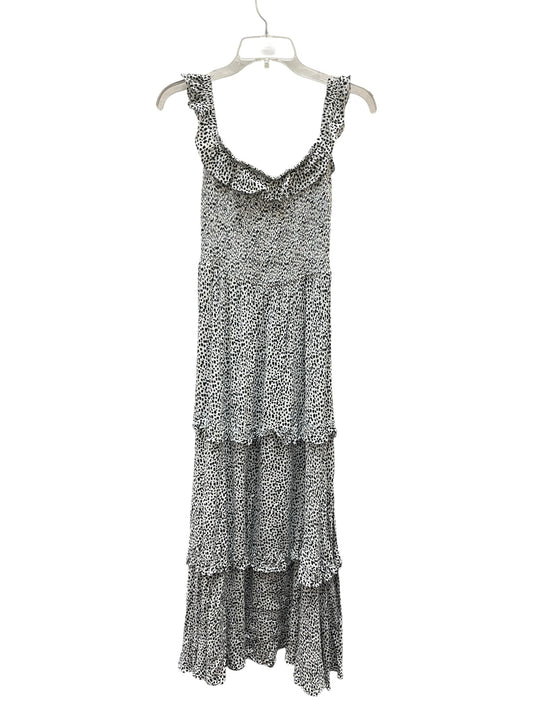 Dress Casual Maxi By Express In Black & White, Size:Sp