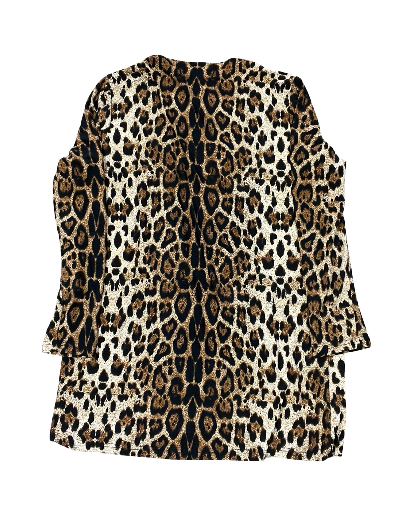 Cardigan By Clothes Mentor In Animal Print, Size:Xl