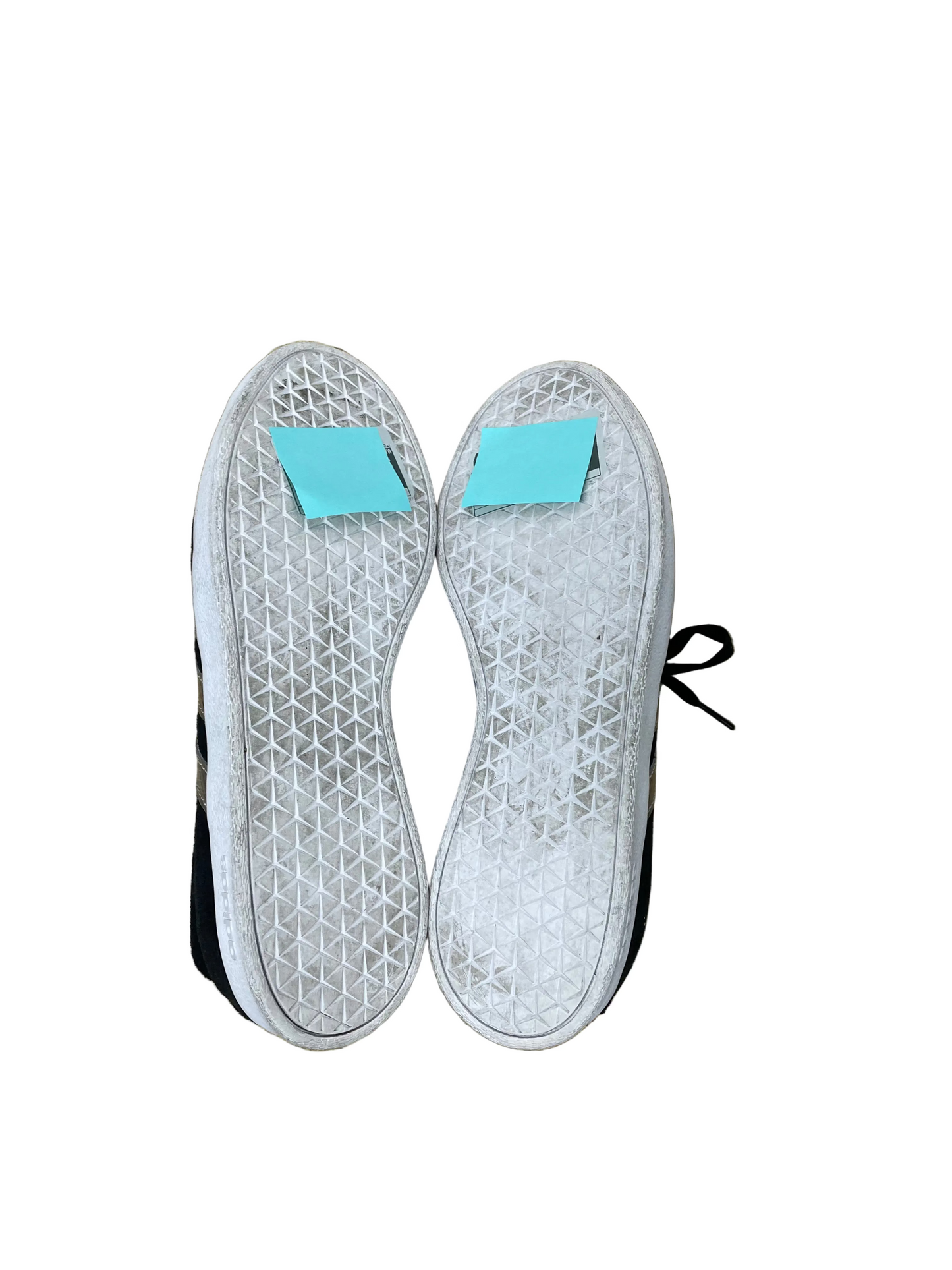 Shoes Sneakers By Adidas In Black & Silver, Size:6.5
