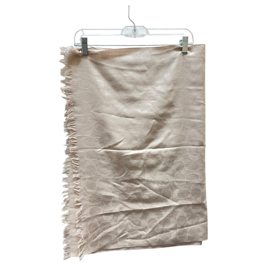 Scarf Designer By Coach In Beige
