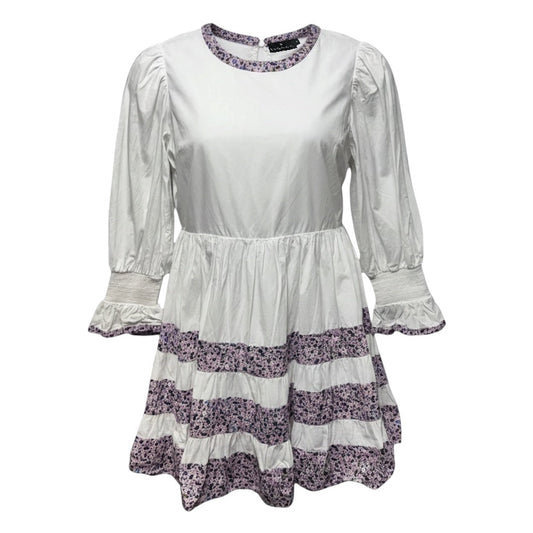Fran Tiered Dress Casual Short By Pomander Place In Multi-colored, Size: M