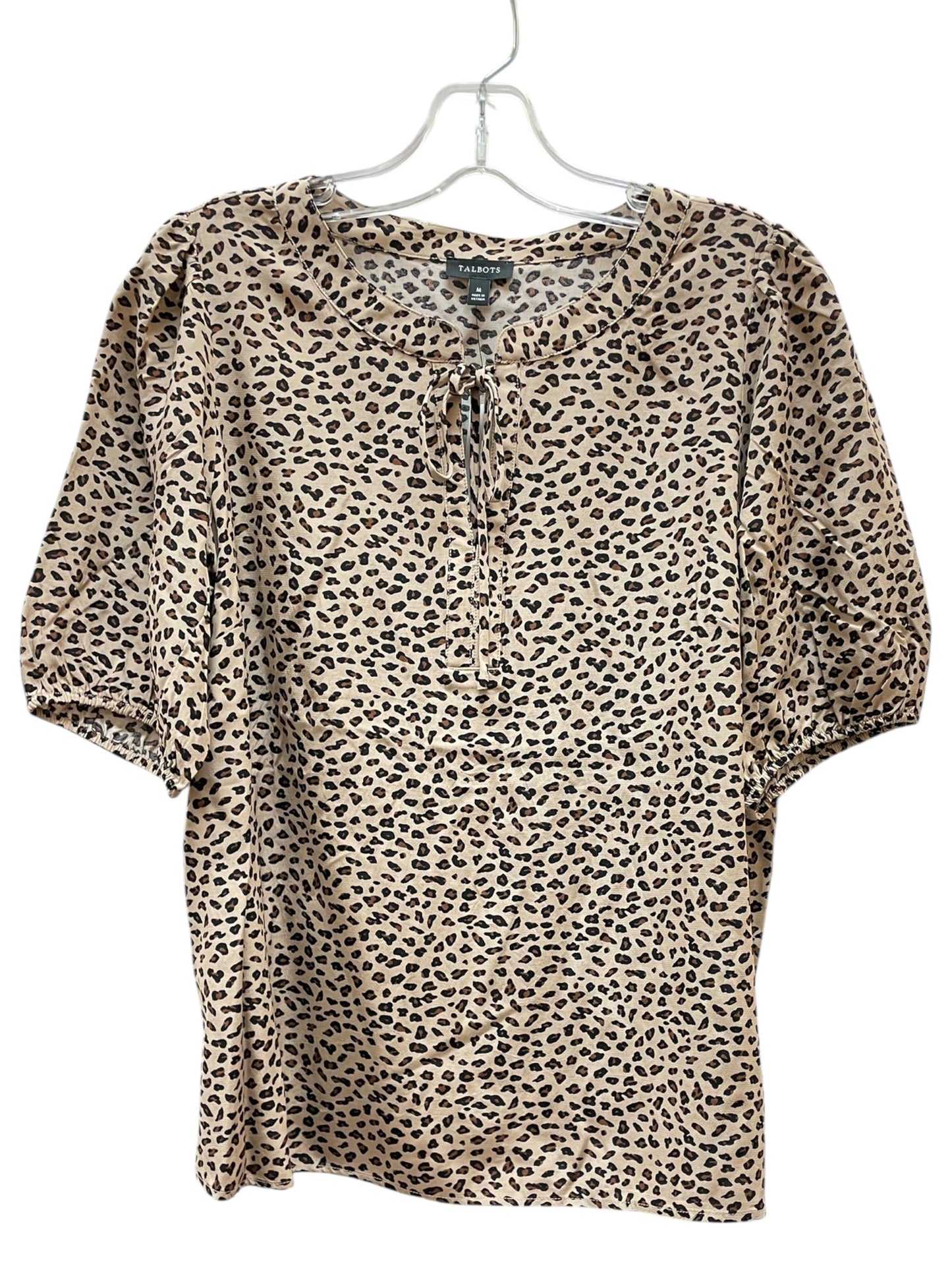 Top Ss By Talbots In Animal Print, Size:M