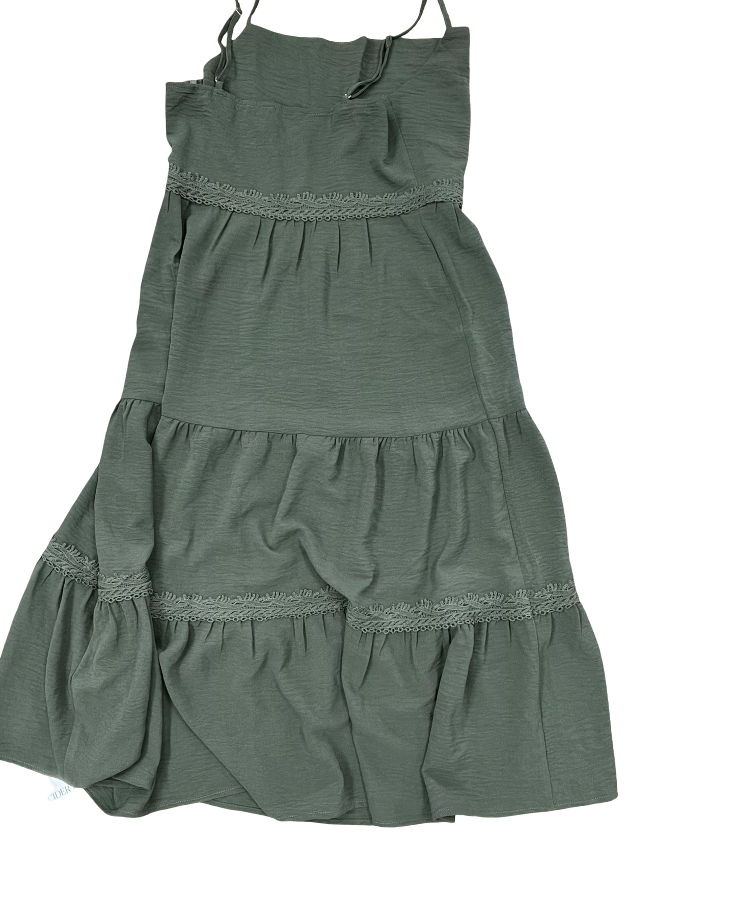 Dress Casual Maxi By Cider In Green, Size:L