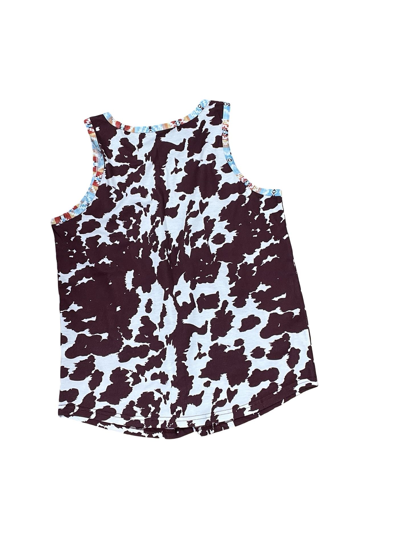 Top Sleeveless By Clothes Mentor In Purple & White, Size:M