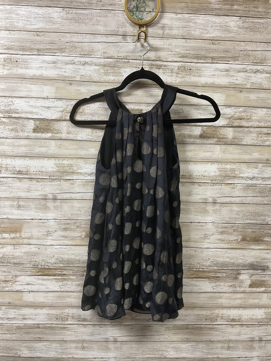 Top Sleeveless By Nanette Lepore In Blue & Gold, Size:0