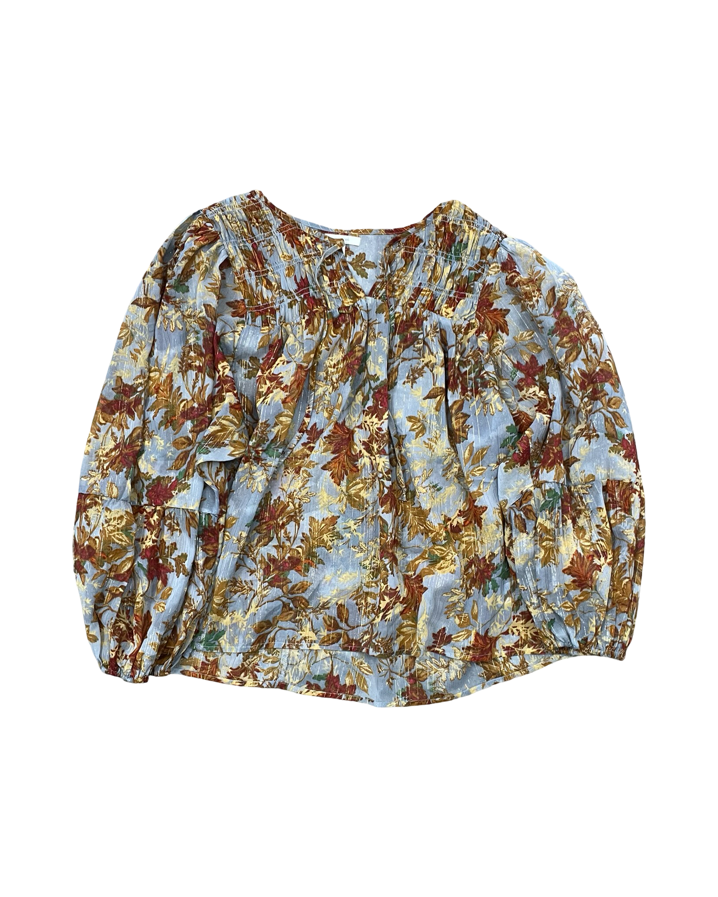Top Ls By Maurices In Grey & Orange, Size:L