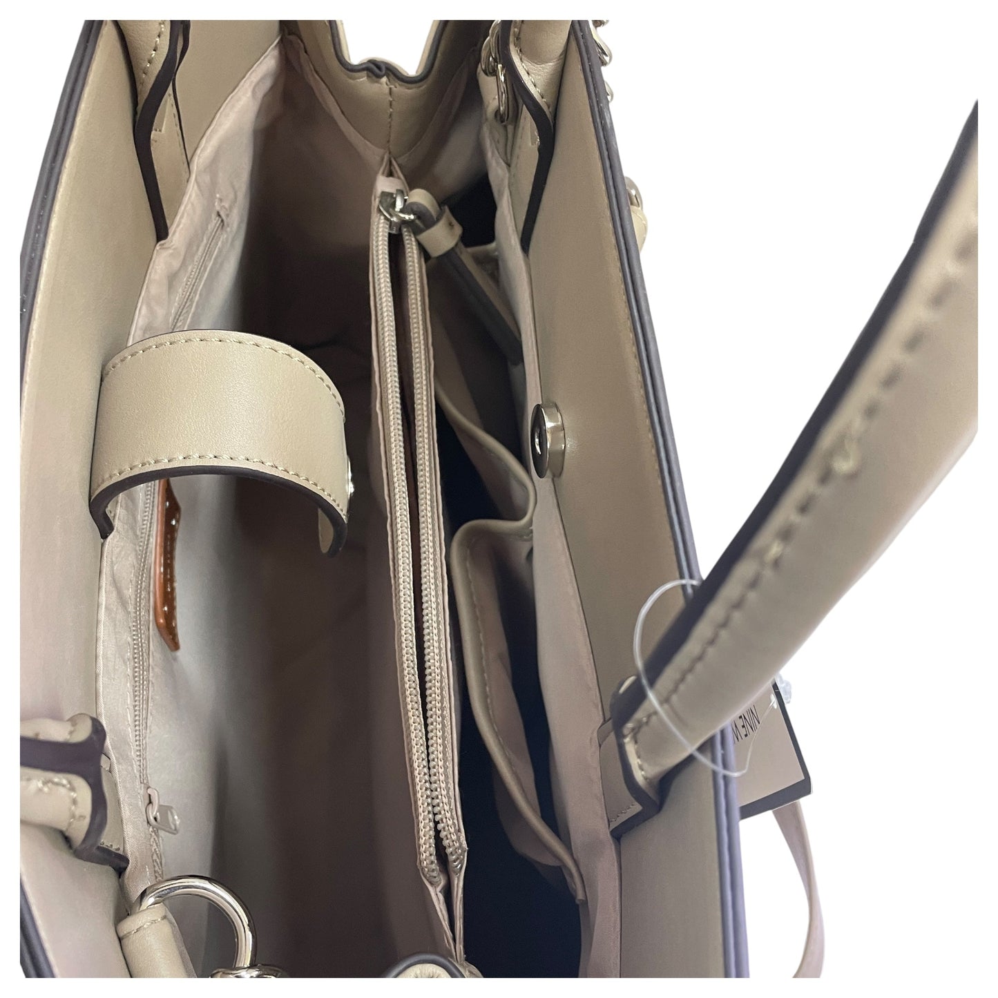 Handbag By Nine West In Taupe, Size:Medium