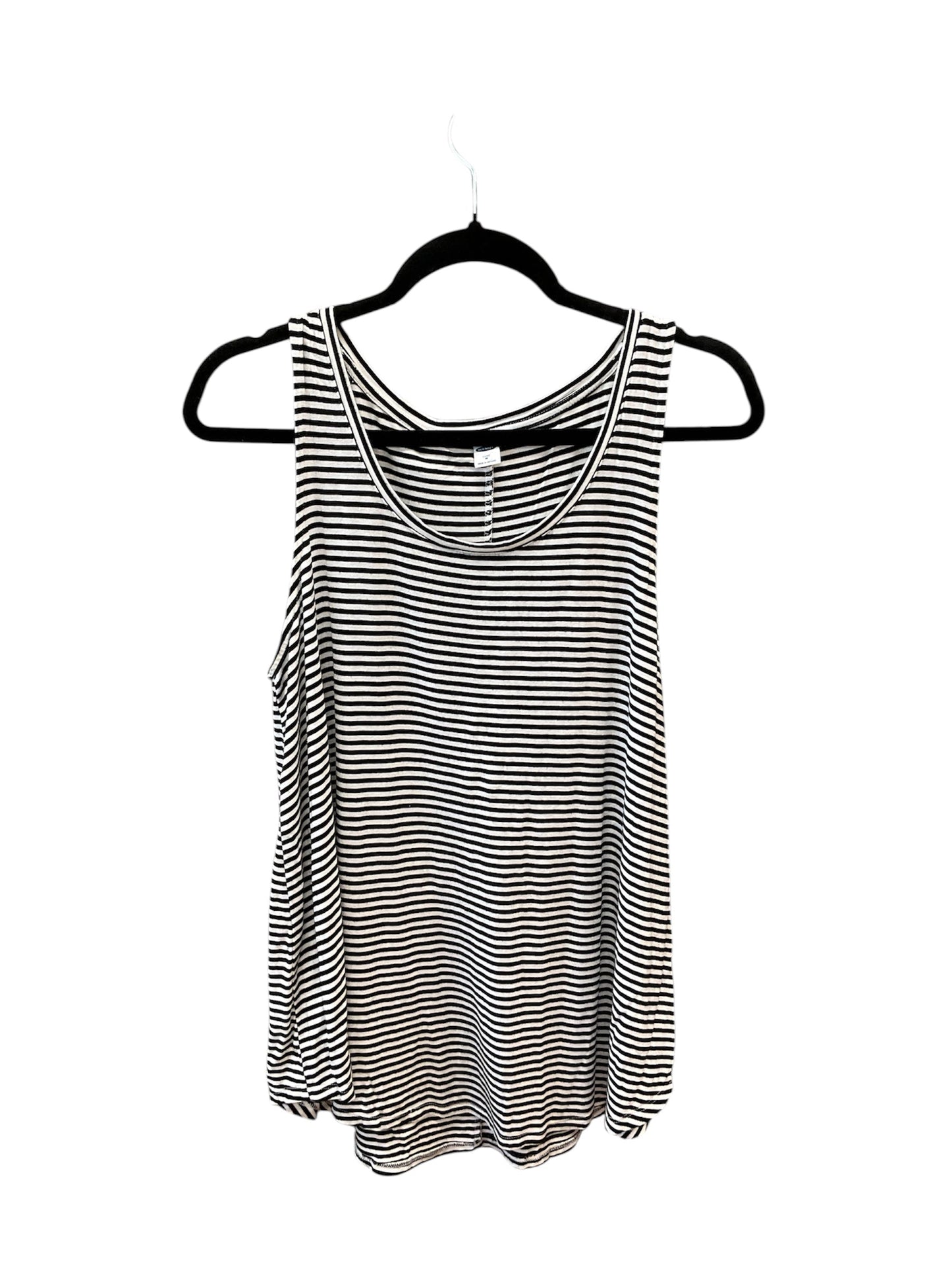 Top Sleeveless By Old Navy In Striped Pattern, Size:M
