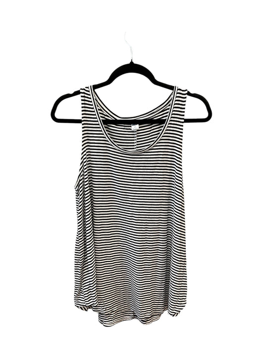 Top Sleeveless By Old Navy In Striped Pattern, Size:M