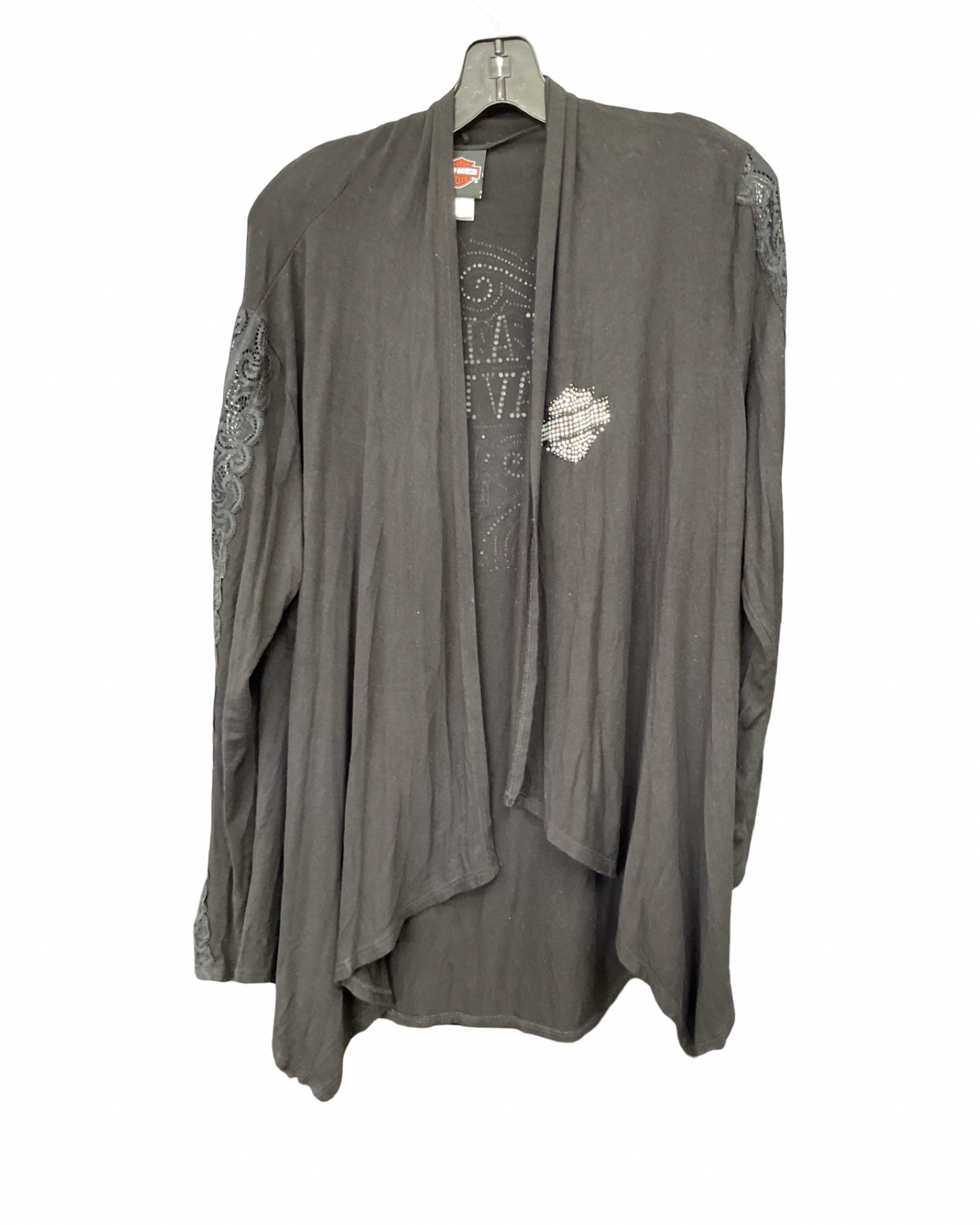 Cardigan By Harley Davidson In Black, Size:1X