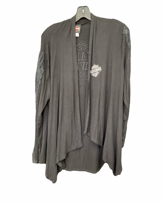 Cardigan By Harley Davidson In Black, Size:1X